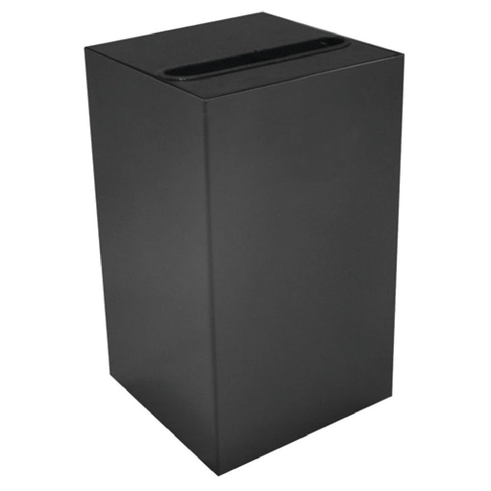 Hubert 60938 - Recycling Squared™ Container, 28 Gallon, 15" X 15" X 28"H