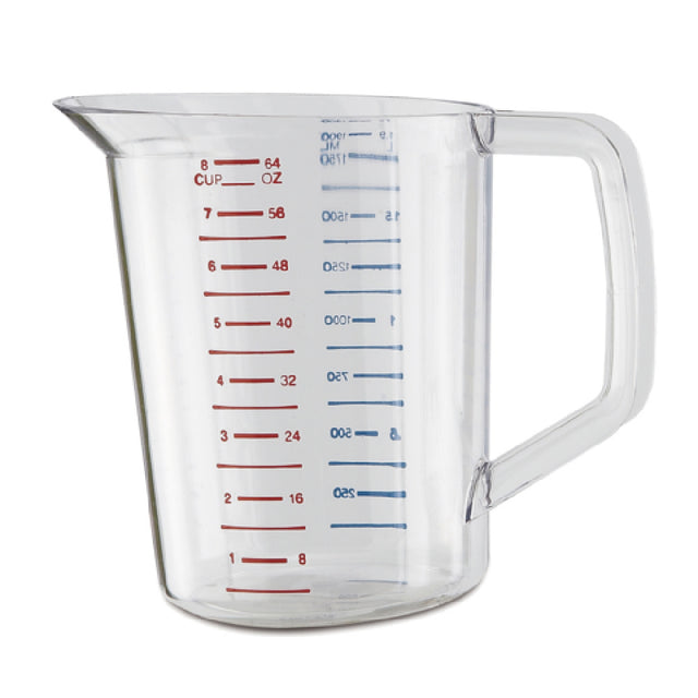 JB Prince U107 2 Rubbermaid Measuring Cup 8 Cup (64 Oz.) Capacity Graduated