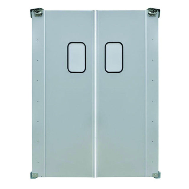 Hubert 28W-253 - Kratos® Double Traffic Door, 36"W X 84"H, 9"x14" Window