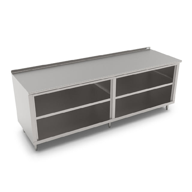 John Boos 4CO6R1.5-30120-1S Work Table Cabinet Base With Open Front 120"W X 30"D