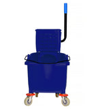 Alpine Industries ALP462-BLU Mop Bucket Combo 36 Qt. 15" X 25" X 36"