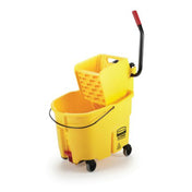 Rubbermaid 2031764 WaveBrake® Mopping Combo 35 Qt. Bucket Capacity Side Press Wringer Drain