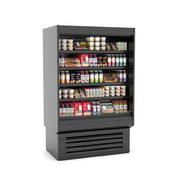 Hussmann S5S4S-SE-QS - S-Series Open Vertical Merchandiser, 4 Ft. Self-contained Multi-deck Merchandiser
