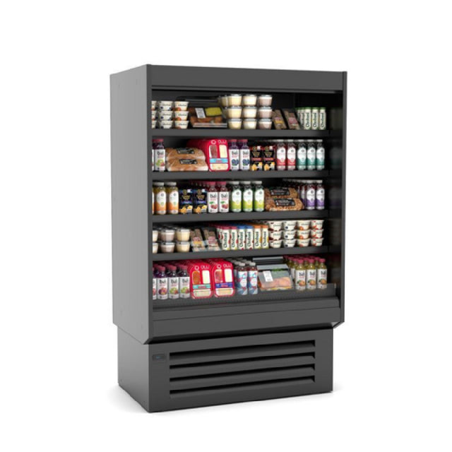 Hussmann S5S4S-SE-QS - S-Series Open Vertical Merchandiser, 4 Ft. Self-contained Multi-deck Merchandiser