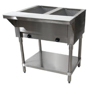 Advance Tabco HF-2G-NAT-X Hot Food Table Natural Gas 31-13/16"W X 30-5/8"D X 34-3/8"H