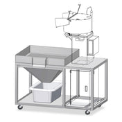 Gold Medal 2790-00-101 - Single Kettle Pro Plant Stand (for Cornado), Modular Table System