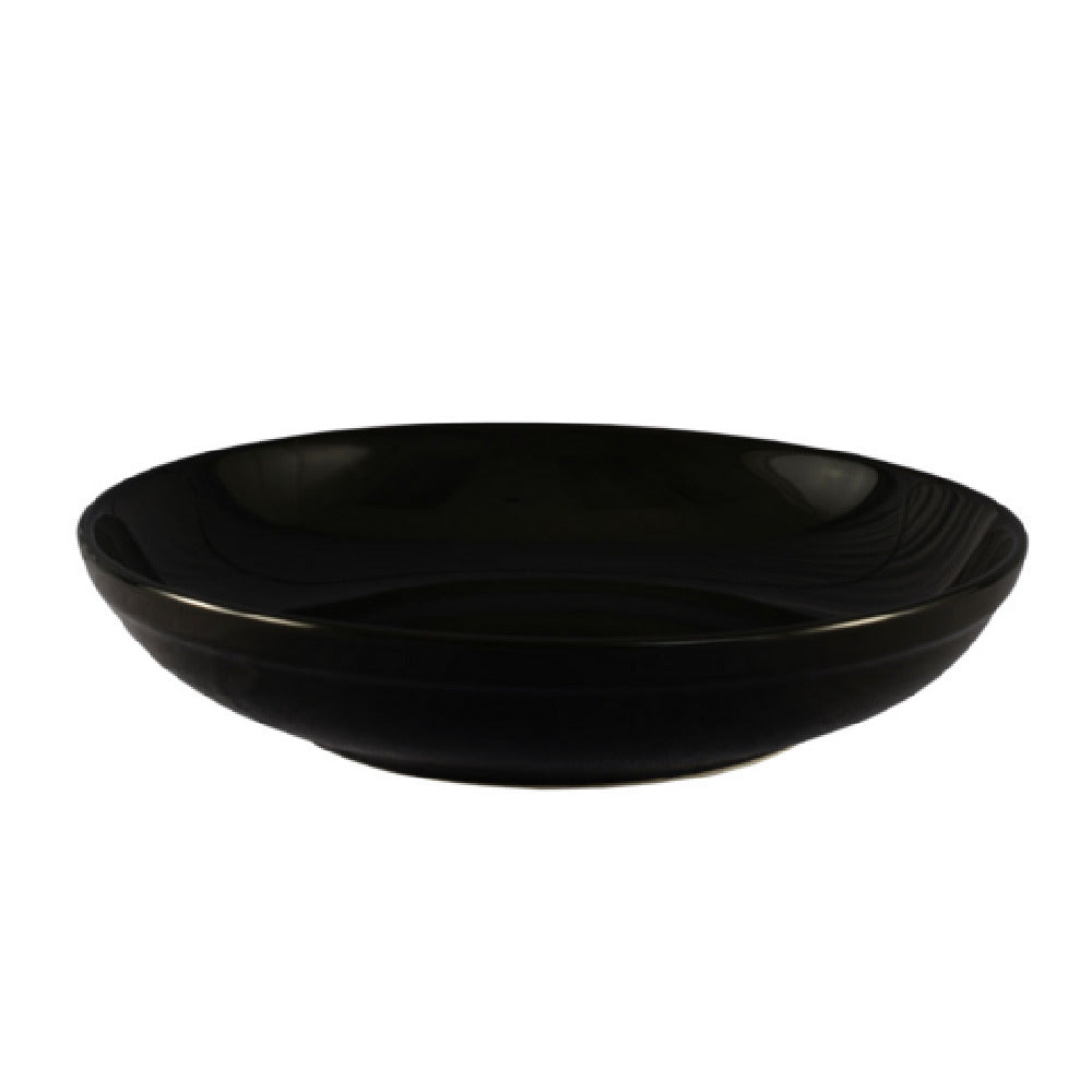 CAC China SAL-2-BLK Festiware Salad Bowl 48 Oz. 10-1/2" Dia. X 2-1/8"H