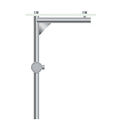 Advance Tabco SG-C Upgrade Food Shield Leg To Be Cantilevered Over Installed Equipment (per Leg)