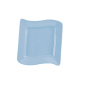 CAC China SOH-8-LBU Soho Plate 8-1/2"L X 8-1/2"W X 1"H Square