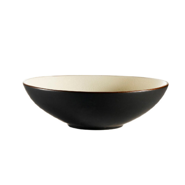 CAC China 666-39-W Japanese Style Salad Bowl 40 Oz. 9" Dia. X 2-1/2"H