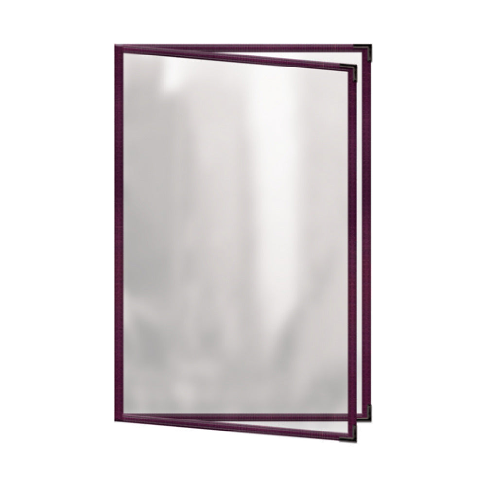 Risch TED 11X17-NYLON Deluxe Sewn Nylon Menu Cover (specify Color) 11" X 17" 2 Page 4 View Booklet