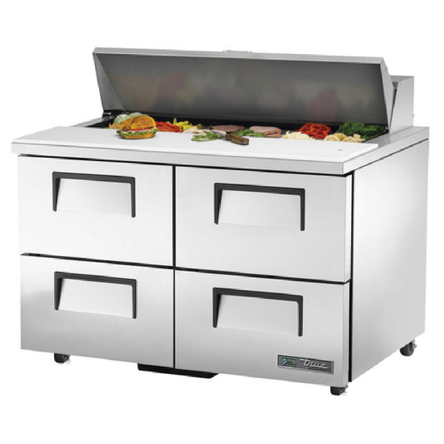 True Refrigeration TSSU-48-12D-4-HC Sandwich/Salad Unit (12) 1/6 Size (4"D) Poly Pans