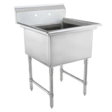 Empura EHD12424 - Sink, 29.5"W X 29.5"D X 44.25"H, (1) Compartment Heavy-duty