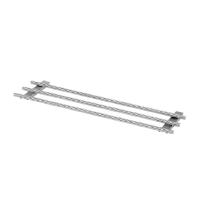 Piper Products 3BTS-60 - Removable Trayslide For Elite Systems, 12" 3-bar, Bars - 1" O. D. Stainless Steel Tubing Mounted On Chrome Plated Drop-type Hinges