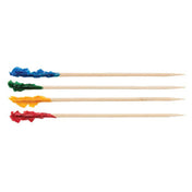 Winco PK-C4 Frills Picks 3-15/16"L (100mm) Wood