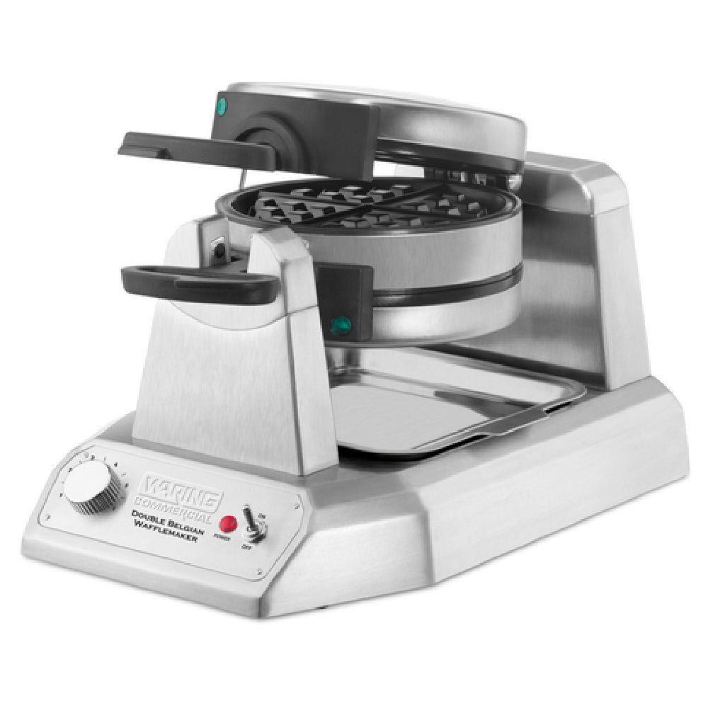 Waring WW200E - (International) Belgian Waffle Maker, Double, Up To (50) 7" Diameter