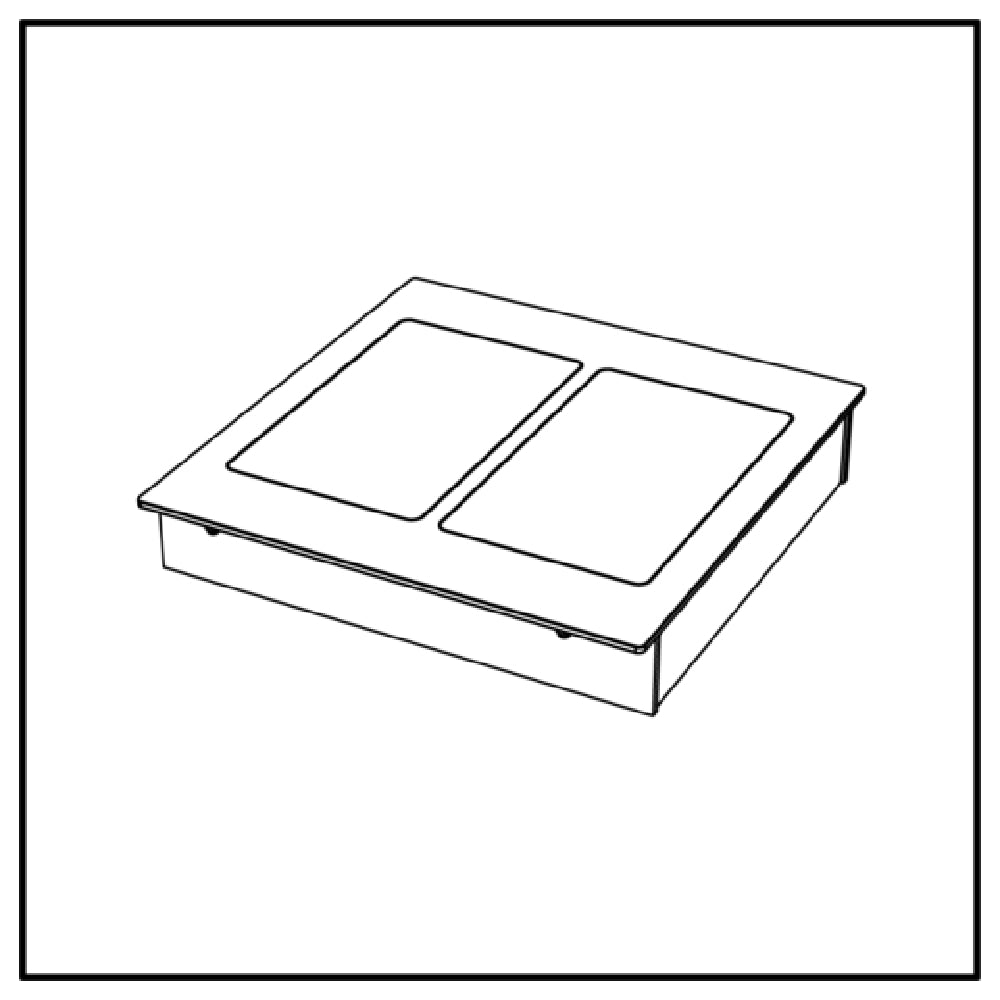 BauscherHepp VE-11054 Venta® 1 X Table Top STAGE 80 XS CHAFING-DISH 2 (incl. 2 X Insert Plate)