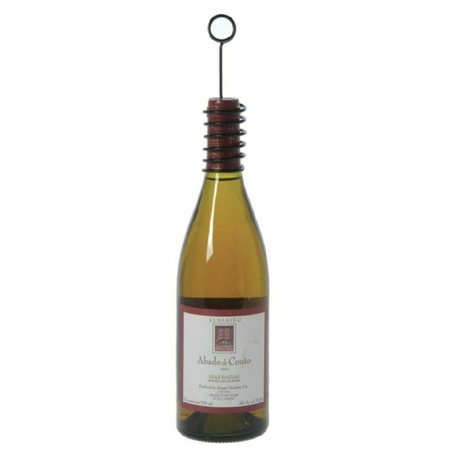 Hubert 45395 - Wine Bottle Sign Holder, 2" Stem, Corkscrew Design