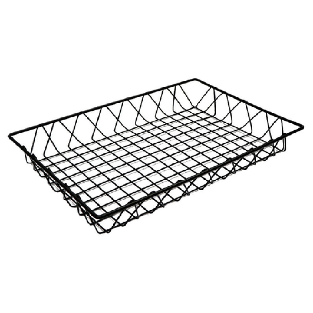 GET Enterprises WB-953-BK Clipper Mill POP™ Pastry Basket 18" X 12" X 2"H Rectangular Wire