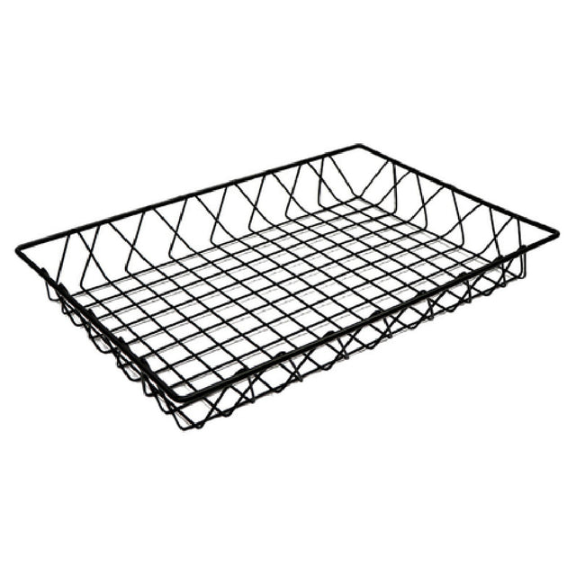 GET Enterprises WB-953-BK Clipper Mill POP™ Pastry Basket 18" X 12" X 2"H Rectangular Wire