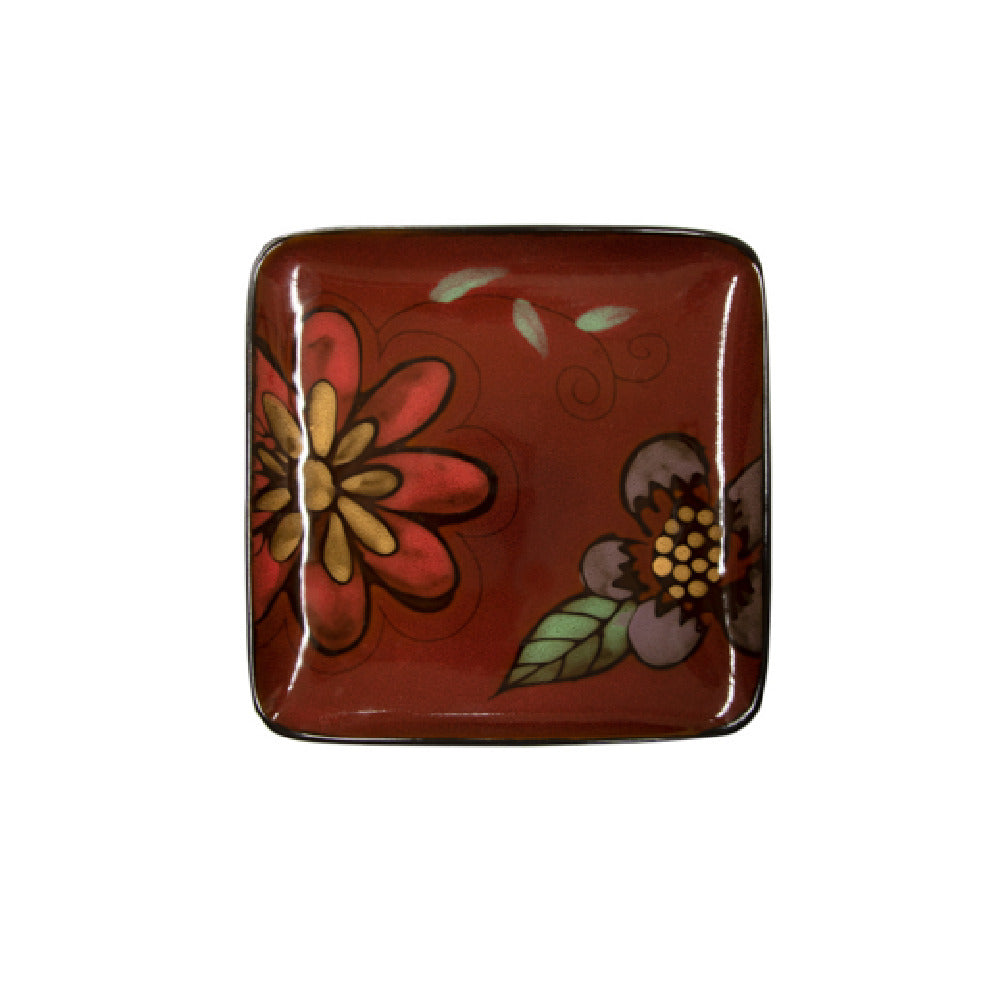 CAC China 112014-SQ8 Tikal Plate 8 3/4" Square