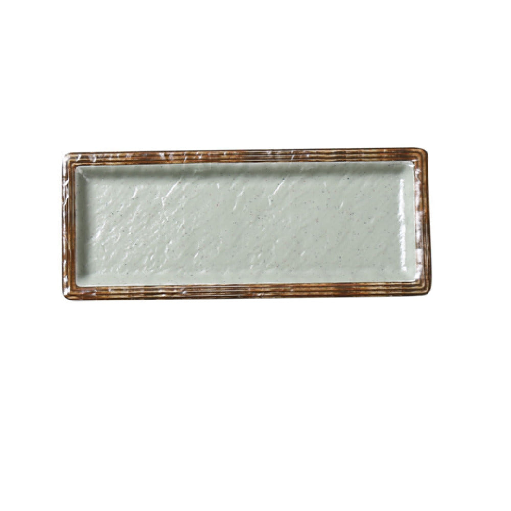 Yanco YO-3010 Yoto Sushi Plate 9-1/2"L X 3-3/4"W X 3/4"H Rectangular