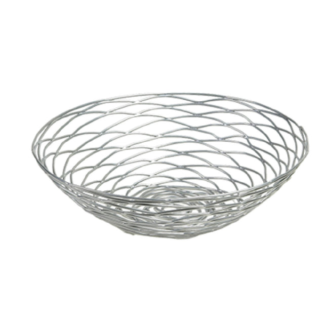 FOH BBK007BCI22 Wireware™ Basket 10" Dia. X 3"H Round