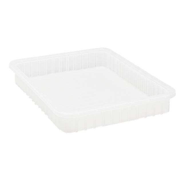 Quantum DG93030CLCS - Dividable Grid Container, 22-1/2"L X 17-1/2"W X 3"H, Clear