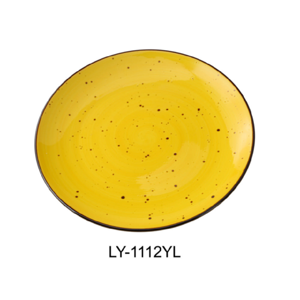 Yanco LY-1112YL Lyon Plate 12-1/4" Dia. X 1-1/4"H Round
