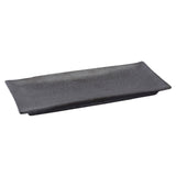 Yanco DB-413 Diamond Black Plate 12"L X 5-1/4"W X 1-1/4"H Rectangular