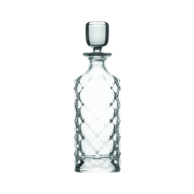 Hospitality Brands HGC02075-001 Legend Glassware Meteorite Decanter 25 Oz. Lead-free Ultra Clear Crystal