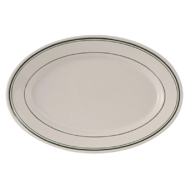 Tuxton TGB-014 Platter 12-5/8" X 8-3/4" Oval