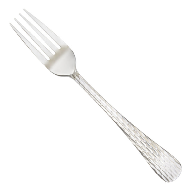 Winco 0023-06 Caspian Salad Fork 18/0 Stainless Steel Hammered Finish