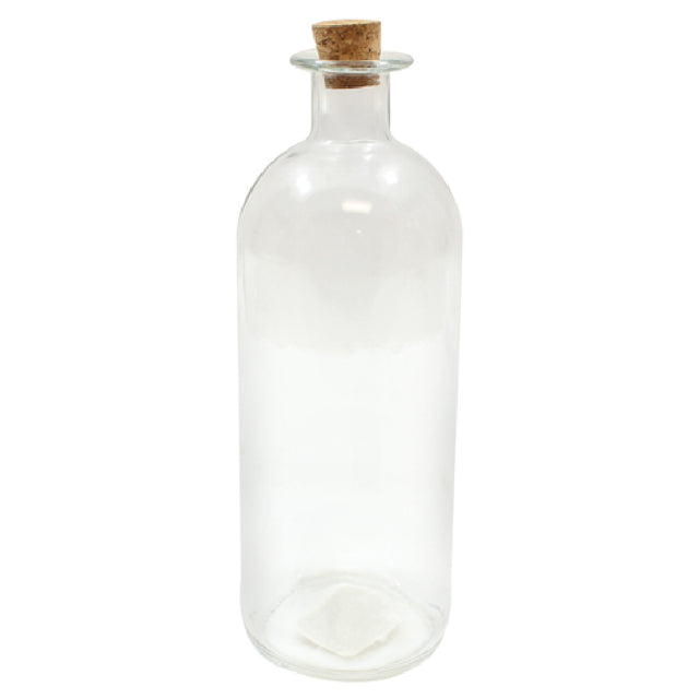 Tablecraft H92001 Olive Oil Bottle 17 Oz. Clear Glass Bottle (dishwasher Safe)