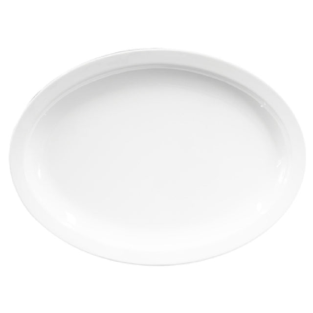 Elite Global Solutions B913OV-W Platter 13-1/4" X 9-5/8" X 1-1/8"H Oval