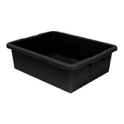 Quantum FSB-22177RBRNBCS - Bussing Tub, 17"W X 21-1/2"L X 7"H, Ribbed Bottom