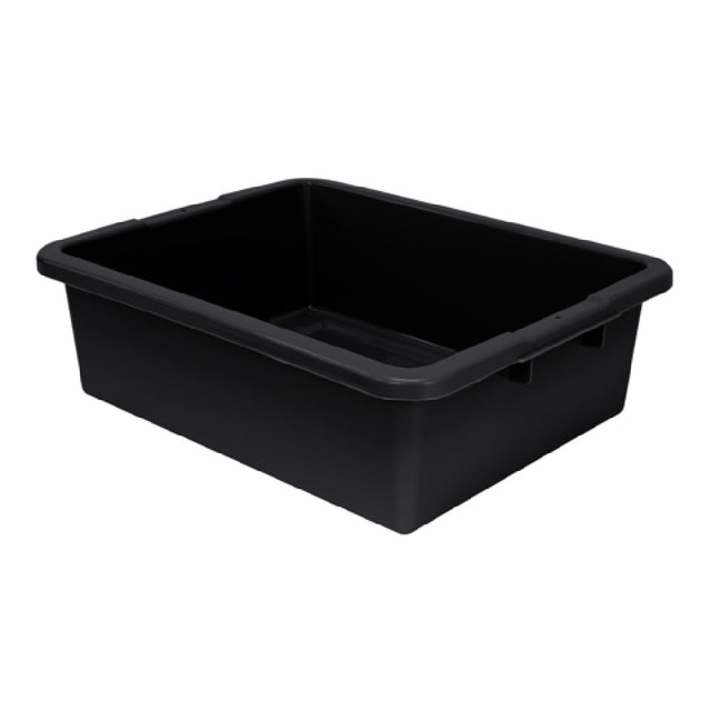 Quantum FSB-22177RBRNBCS - Bussing Tub, 17"W X 21-1/2"L X 7"H, Ribbed Bottom