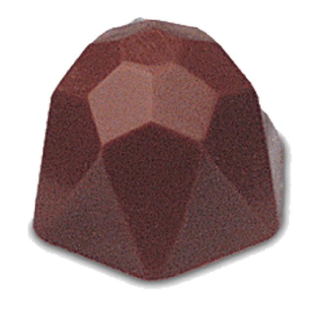 JB Prince K212 Chocolate Mold (40) Geodesic 1-3/16" Dia. X 4/5"H (30mm Dia. X 20mm)