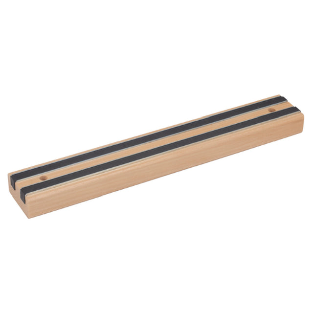 Stanton Trading 7491 Magnetic Cutlery Holder 12" Long Hardwood Finish With Mounting Screws