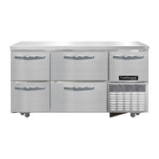 Continental Refrigerator FA60SN-U-D Undercounter Shallow Depth Freezer Base 60"W