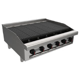 Venancio R72CT-72C_NAT Radiant Charbroiler Gas Countertop