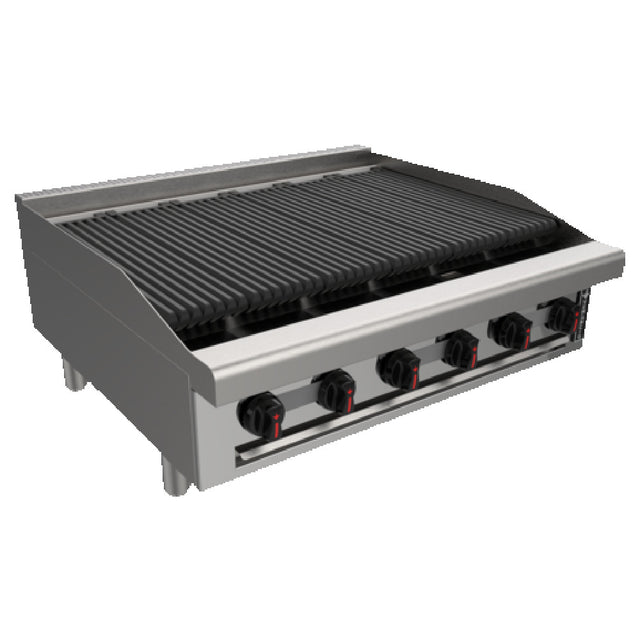 Venancio R72CT-72C_NAT Radiant Charbroiler Gas Countertop
