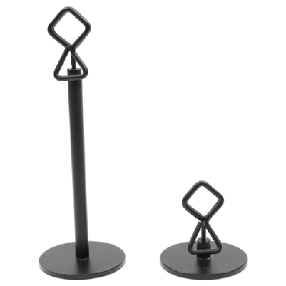 TableCraft Products BKC2206 - Number/Card Holder Stand, 6"H X 2" Dia. Base, With Clip