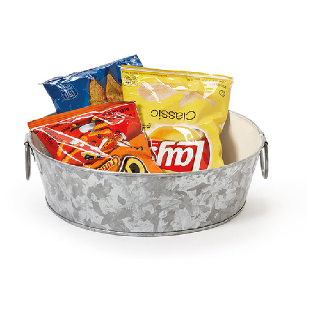 GET Enterprises GT-1090-GG/IV Tray 10-1/2" Dia. X 3"H Round