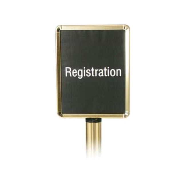 Forbes Industries 2762 Sign Frame 11" X 14" For Retractable Belt Designs