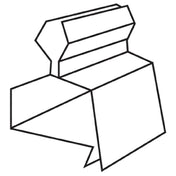 Hubert 50284 - Pan Clip, For Steam Table Pan, 7/8"L