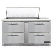 Continental Refrigerator SW60N18M-FB-D Mighty Top Sandwich Unit Front Breather