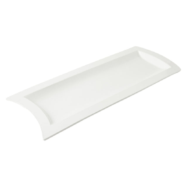 Bon Chef 70032PLUM Futura Platter 11-3/8" X 28-5/8" Aluminum With Sandstone