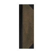 Risch WOOD-4V 4.25X14 Authentic Wood Menu Cover (specify Color) 4-1/4" X 14" Booklet