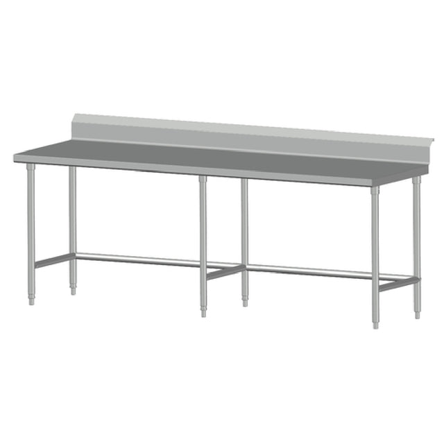 SPG 7SLCB-24 - Universal Stainless Work Table, 84"W X 24"D, 16/300 Series Stainless Steel Top
